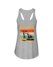 Excavator Dad Love Ladies Flowy Tank tile