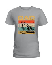 Excavator Dad Love Ladies T-Shirt tile