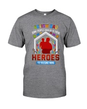 Autism Dad Rasing Hero Classic T-Shirt tile