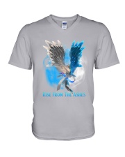 Diabetes - Rise From The Ashes V-Neck T-Shirt thumbnail