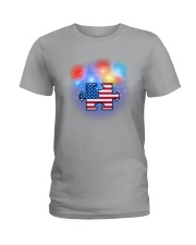 Autism Independence Day Ladies T-Shirt thumbnail