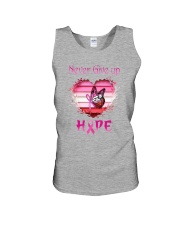 Breast Cancer Never Give Up Hope Unisex Tank thumbnail
