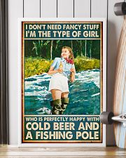 fishing girl need beer and fishing pt phn nna 16x24 Poster lifestyle-poster-4