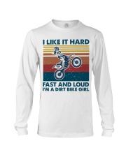 i like it hard fast and loud Long Sleeve Tee tile
