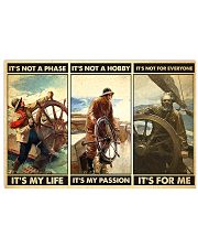 fisherman not a phase pt phq ngt 17x11 Poster front