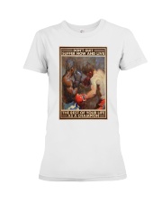 Boxing live as a champion pt dvhh dqh Premium Fit Ladies Tee tile