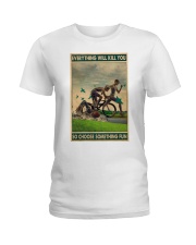 triathlon choose something fun pt lqt nna Ladies T-Shirt tile