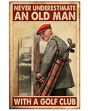 old man golf club poster 11x17 Poster front