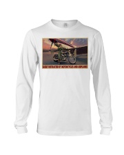 female pilot biker easily distracted by mttn DVH Long Sleeve Tee tile