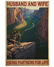 hiking partners for life rock 11x17 Poster front
