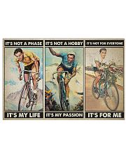 cyclist not a phase poster ttb ngt Horizontal Poster tile