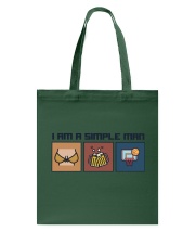 Basketball simple man Tote Bag tile