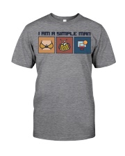 Basketball simple man Classic T-Shirt tile