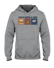 Basketball simple man Hooded Sweatshirt tile