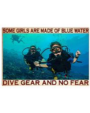 scuba diving some girl born pt lqt dqh 24x16 Poster front