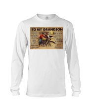 Hrly dvdsn to my grandson poster ttb-ngt Long Sleeve Tee tile