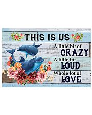 dolphin this is us poster 17x11 Poster front