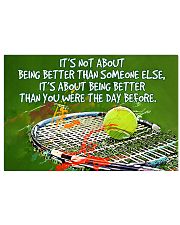 tennis better than pt lqt nna 17x11 Poster front