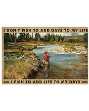fish to add life to my days pt lqt DQH 17x11 Poster front