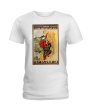 Rock climbing old man keep up pt dvhh-dqh Ladies T-Shirt tile