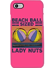 funny beach ball sized lady nuts Phone Case tile