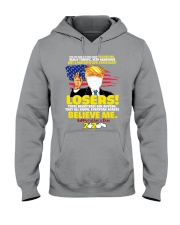 trum fantastic trucker dad Hooded Sweatshirt tile