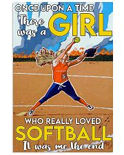softball girl once upon a time 11x17 Poster front