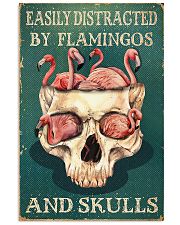 flamingo skull 11x17 Poster front