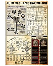 Auto Mechanic Knowledge 24x36 Poster front