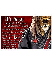 jiu jitsu lion pt lqt NTH 17x11 Poster front