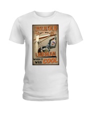 lineman old man cool pt lqt ngt ngt Ladies T-Shirt tile