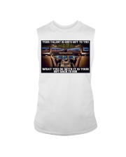 boing 777 cockpit pilot gods gift pt mttn ngt Sleeveless Tee tile