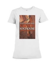 Canyoning canyoneering choose fun pt lqt dqh Premium Fit Ladies Tee tile