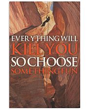 Canyoning canyoneering choose fun pt lqt dqh 11x17 Poster front