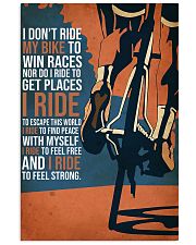 cycling i dont ride my bike 11x17 Poster front