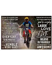 Mountain biker today is a great day pt dvhh-ntv 24x16 Poster front
