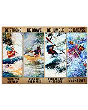kayak be strong dvhd 17x11 Poster front