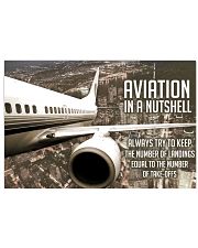 Aviation in a nutshell pt nct nth Horizontal Poster tile