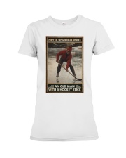 old stop play hockey pt phq NTH Premium Fit Ladies Tee tile