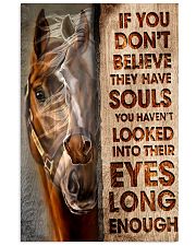 horse souls looked eyes pt lqt ngt Vertical Poster tile