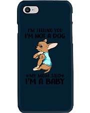 chihuahua im telling you im not a dog Phone Case tile
