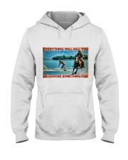 horse surfing choosefun dvhd pml Hooded Sweatshirt tile