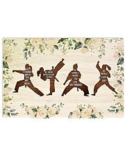 karate girl be strong pt phn nth Horizontal Poster tile