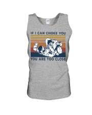 jiu jitsu can chork to close Unisex Tank tile