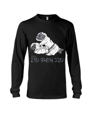 shih tzu jiu jitsu Long Sleeve Tee tile