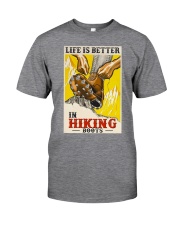 hiking boots better life pt phq ngt Classic T-Shirt tile