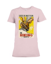 hiking boots better life pt phq ngt Premium Fit Ladies Tee tile