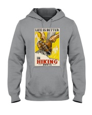 hiking boots better life pt phq ngt Hooded Sweatshirt tile