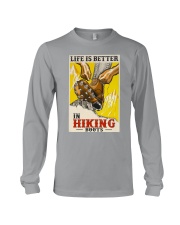 hiking boots better life pt phq ngt Long Sleeve Tee tile