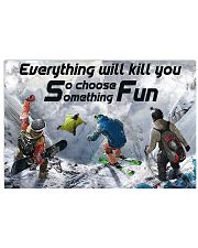 parachute jump choose something fun 17x11 Poster front